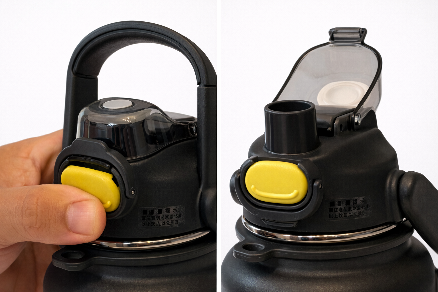 Garrafa Térmica Preta 1.6L