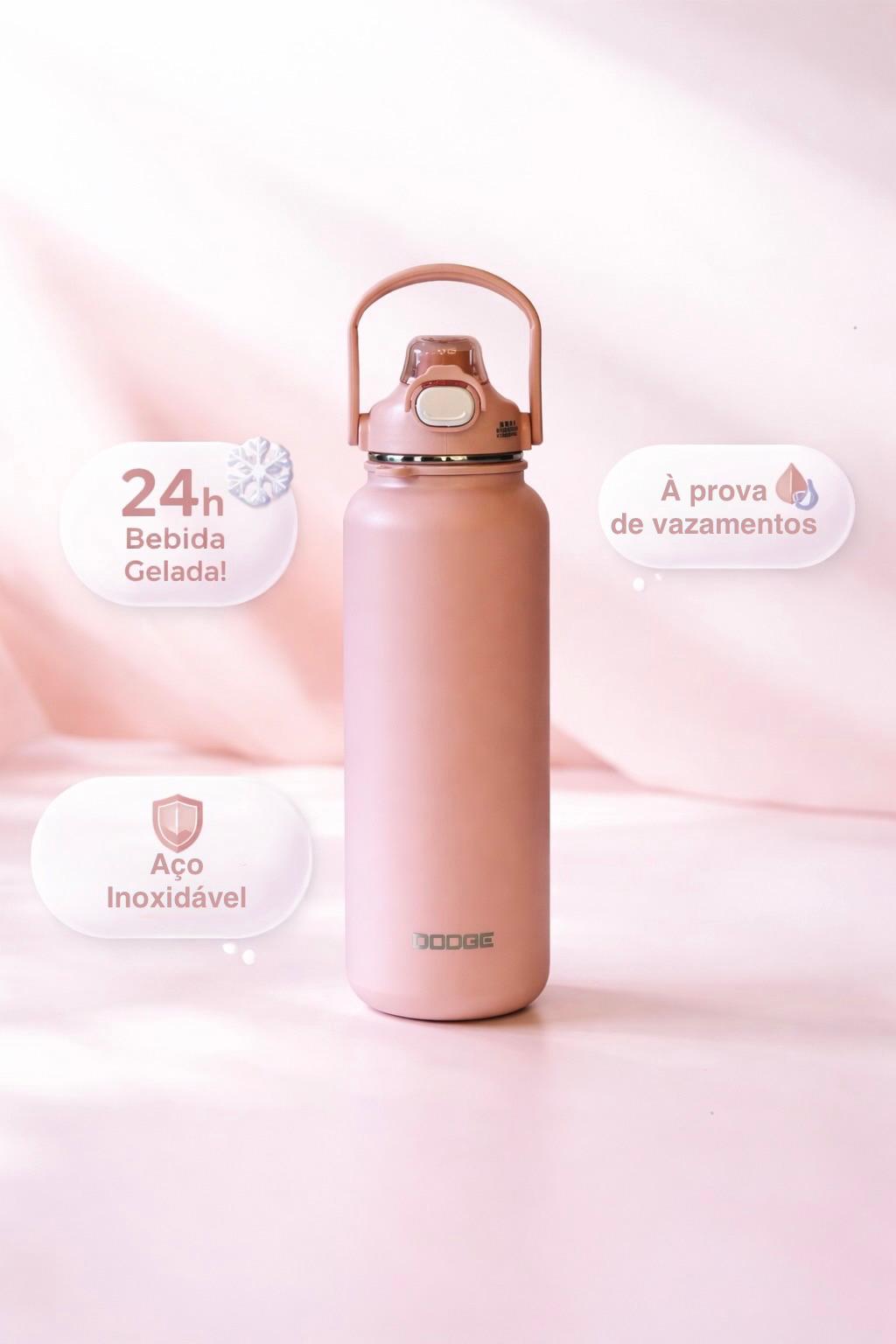 Garrafa Térmica Rosa 1.6L